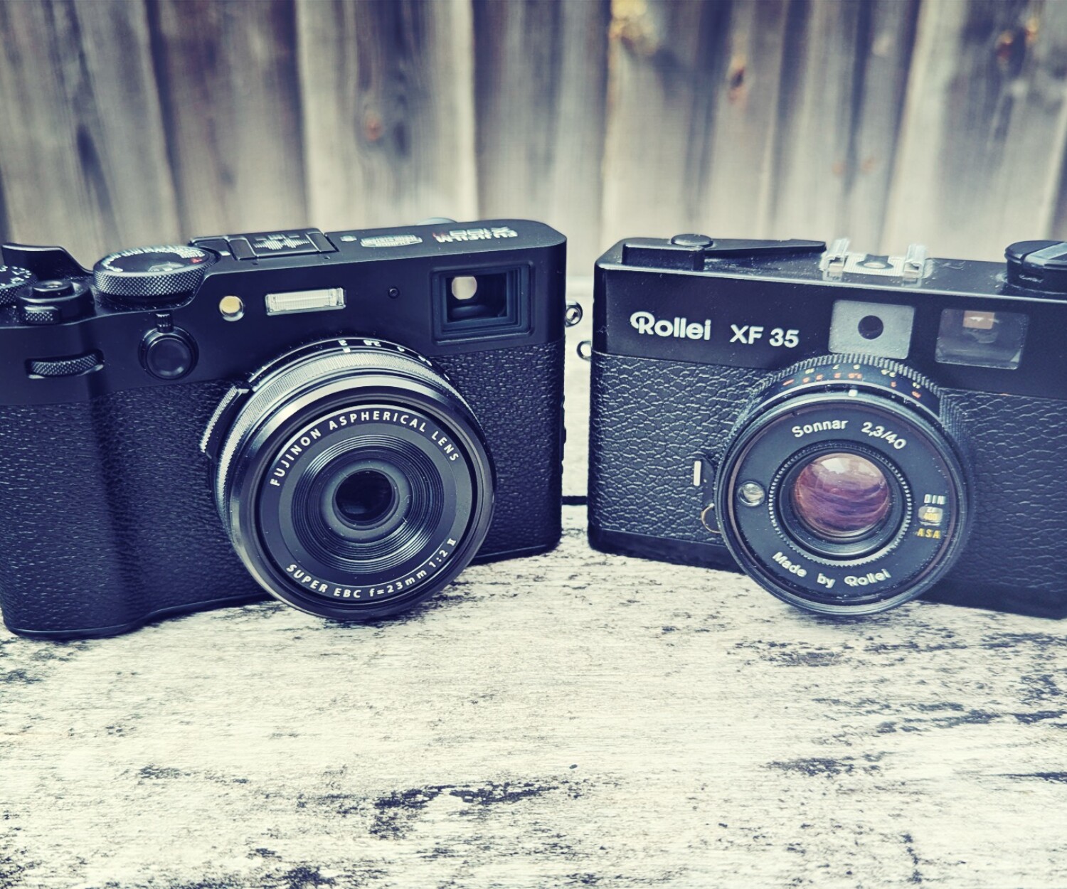 Fujifilm X100VI (2024) & Rollei XF 35 (1974)